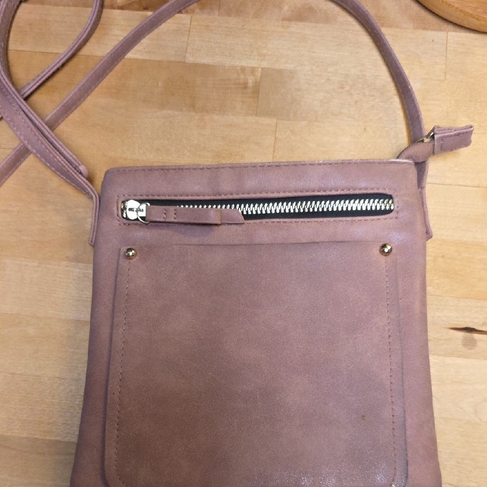 Stylish Mauve Crossbody Bag